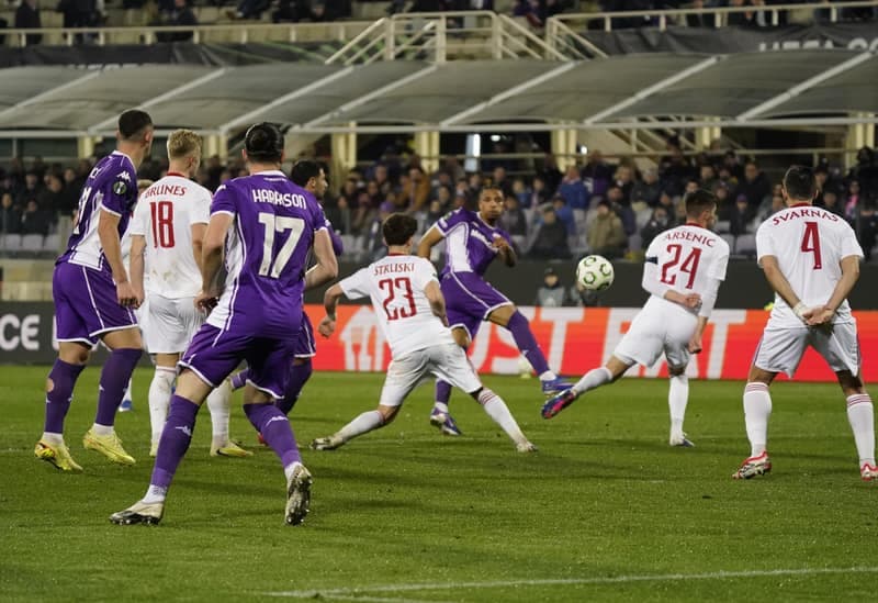 Football. UEFA Conference League. Fiorentina - Rakow. 12.03.2026