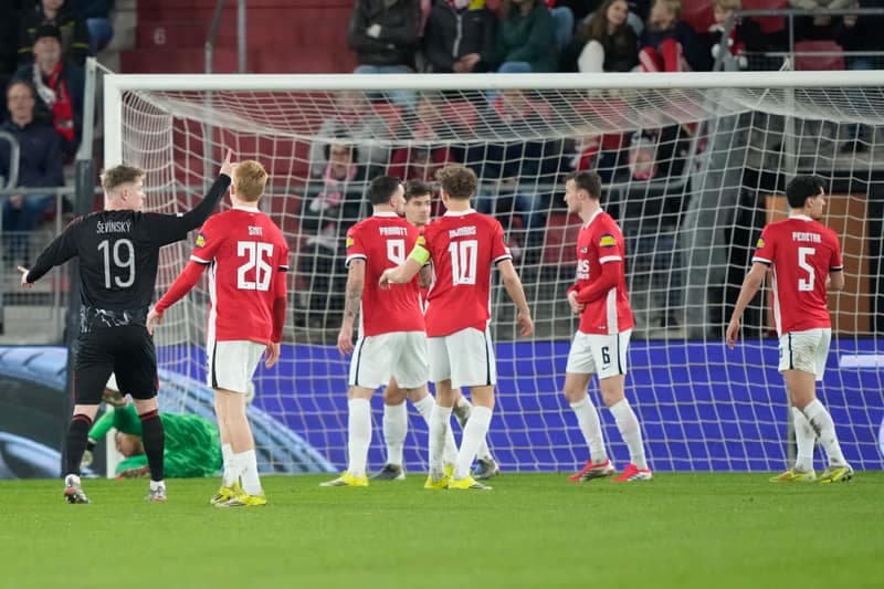 Football. UEFA Conference League. AZ - Sparta Praha. 12.03.2026