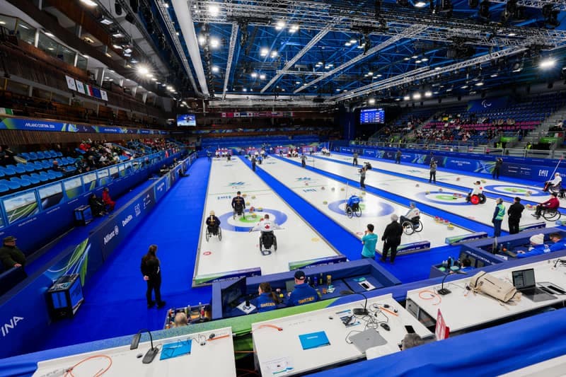 Curling. Milano Cortina 2026 Winter Paralympic Games. Round Robin. 10.03.2026