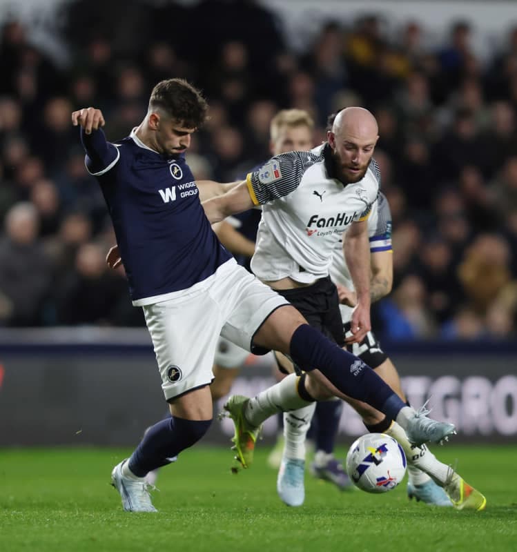 Football. Sky Bet Championship. Millwall FC - Derby County FC. 10.03.2026