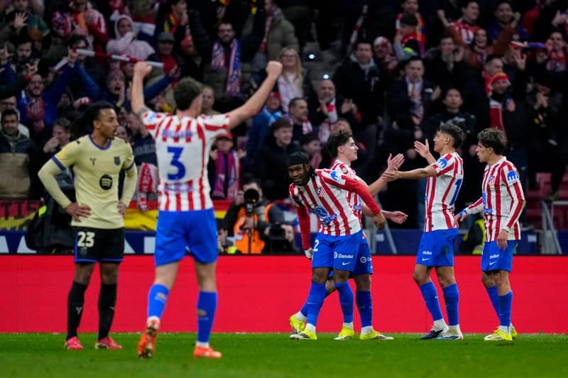 Football. La Liga. Atletico Madrid - FC Barcelona. 12.02.2025