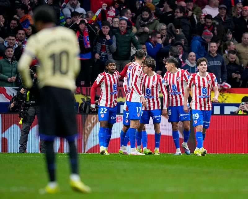Football. La Liga. Atletico Madrid - FC Barcelona. 12.02.2025