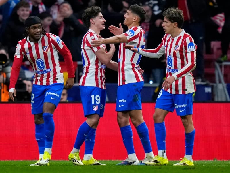 Football. La Liga. Atletico Madrid - FC Barcelona. 12.02.2025