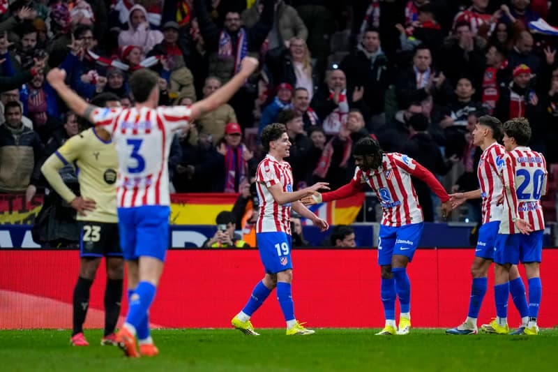 Football. La Liga. Atletico Madrid - FC Barcelona. 12.02.2025