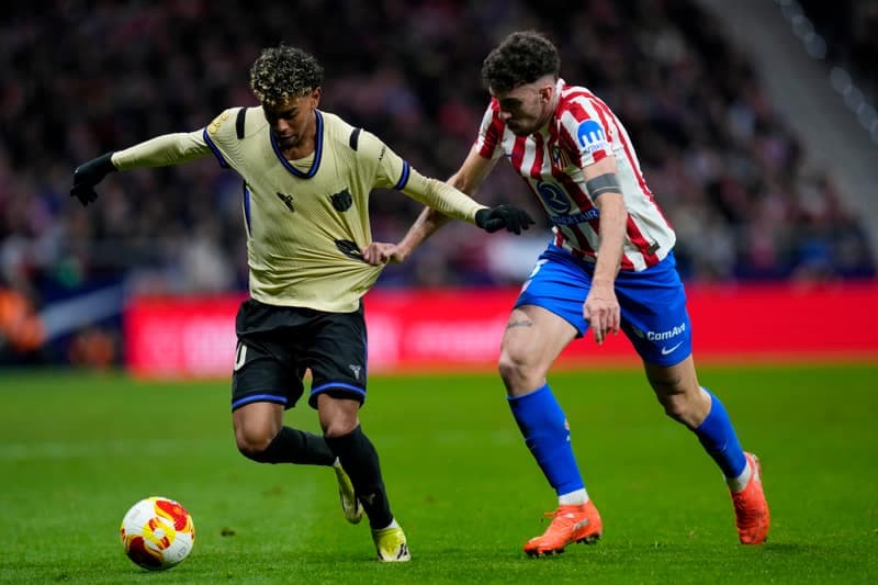 Football. La Liga. Atletico Madrid - FC Barcelona. 12.02.2025
