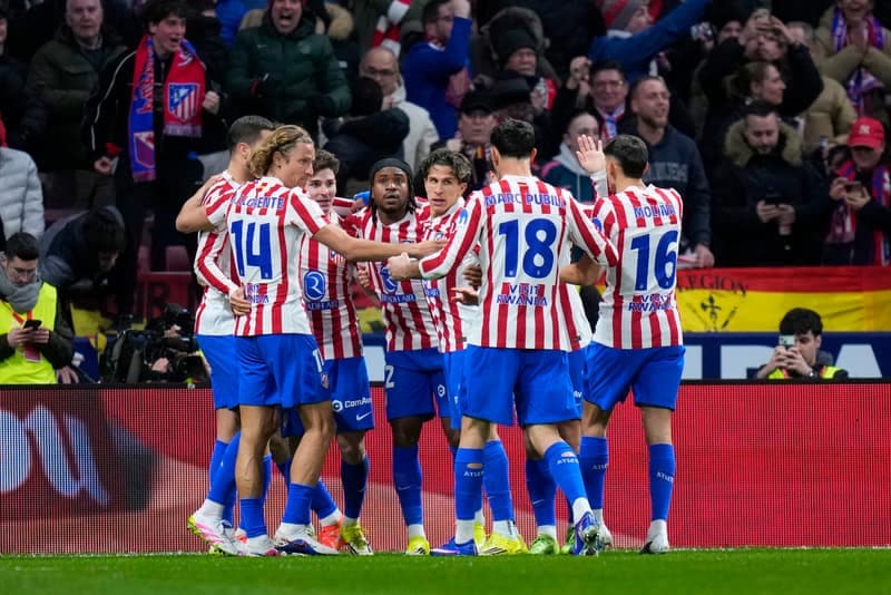 Football. La Liga. Atletico Madrid - FC Barcelona. 12.02.2025