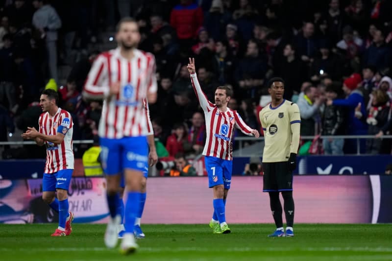 Football. La Liga. Atletico Madrid - FC Barcelona. 12.02.2025