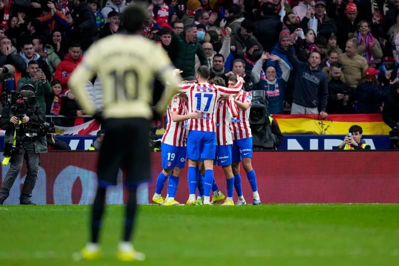 Football. La Liga. Atletico Madrid - FC Barcelona. 12.02.2025