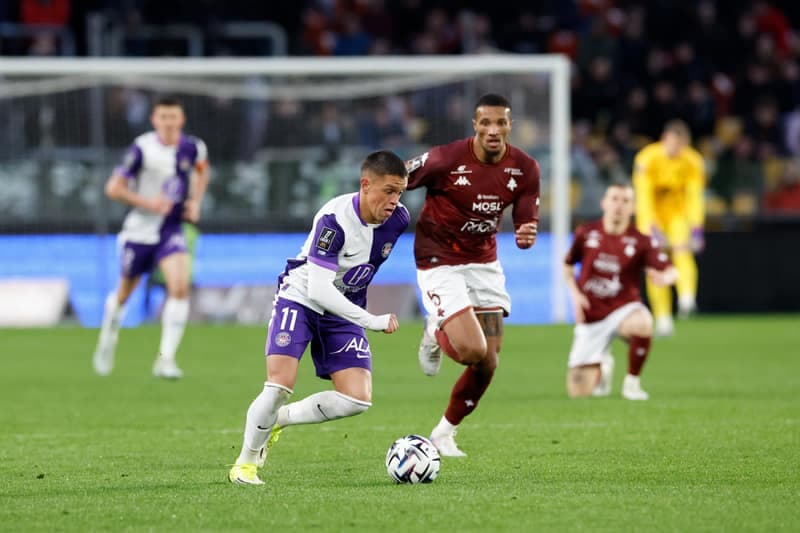 Football. Ligue 1. FC Metz - Toulouse FC. 15.03.2026