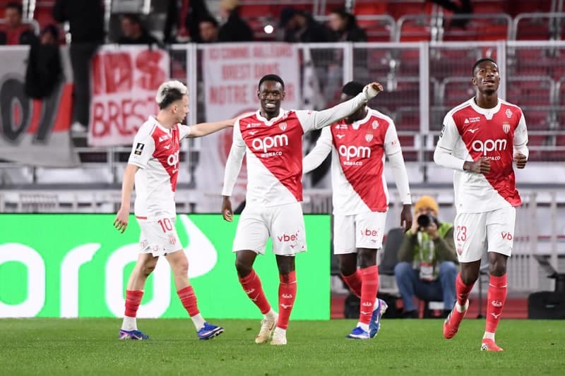 Football. Ligue 1. AS Monaco - Stade Brestois 29. 14.03.2026