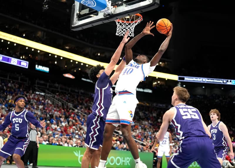 Basketball. Big 12 Tournament. TCU - KU. 12.03.2026
