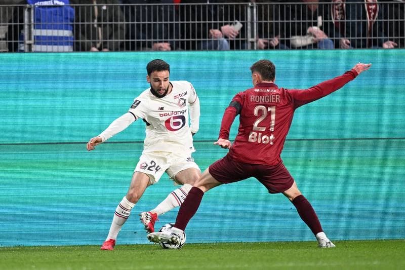 Football. Ligue 1. Stade Rennais - Lille OSC. 15.03.2026
