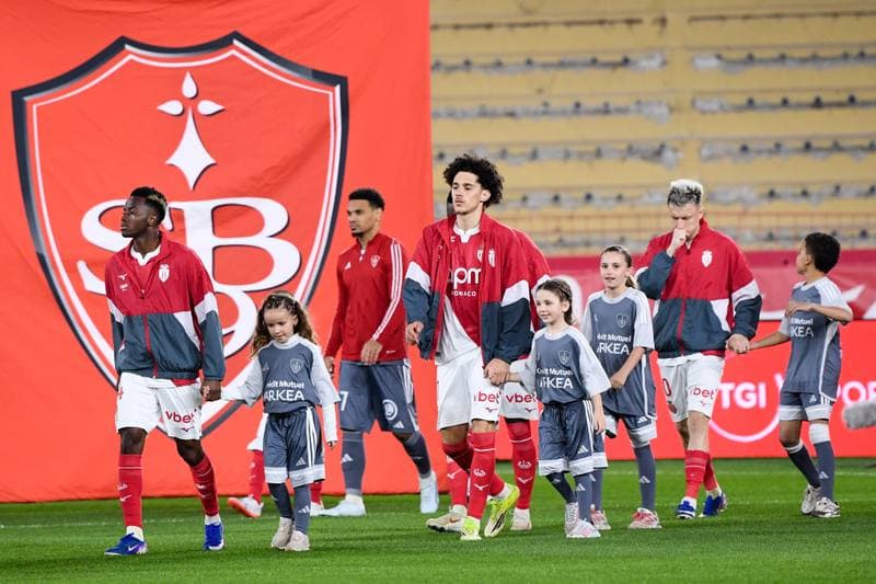Football. Ligue 1. AS Monaco - Stade Brestois 29. 14.03.2026