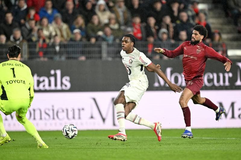 Football. Ligue 1. Stade Rennais - Lille OSC. 15.03.2026