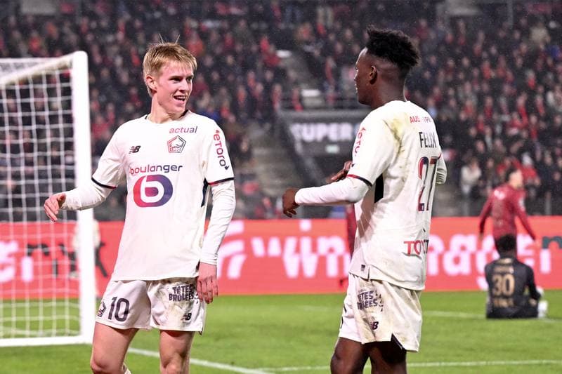 Football. Ligue 1. Stade Rennais - Lille OSC. 15.03.2026