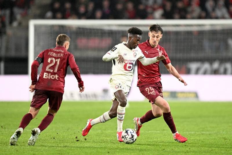 Football. Ligue 1. Stade Rennais - Lille OSC. 15.03.2026