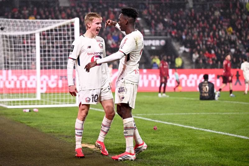 Football. Ligue 1. Stade Rennais - Lille OSC. 15.03.2026