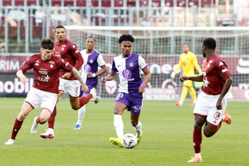Football. Ligue 1 McDonald's. FC Metz - Toulouse FC. 15.03.2026