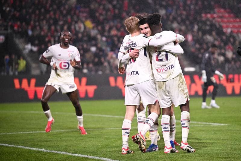 Football. Ligue 1. Stade Rennais - Lille OSC. 15.03.2026