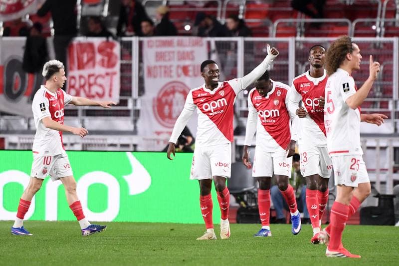 Football. Ligue 1. AS Monaco - Stade Brestois 29. 14.03.2026