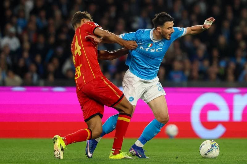 Football. Serie A. Napoli - Lecce. 14.03.2026