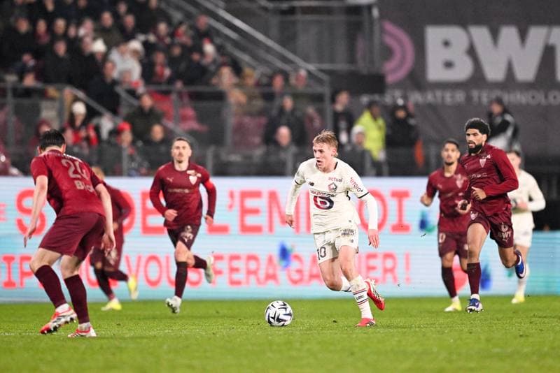 Football. Ligue 1. Stade Rennais - Lille OSC. 15.03.2026