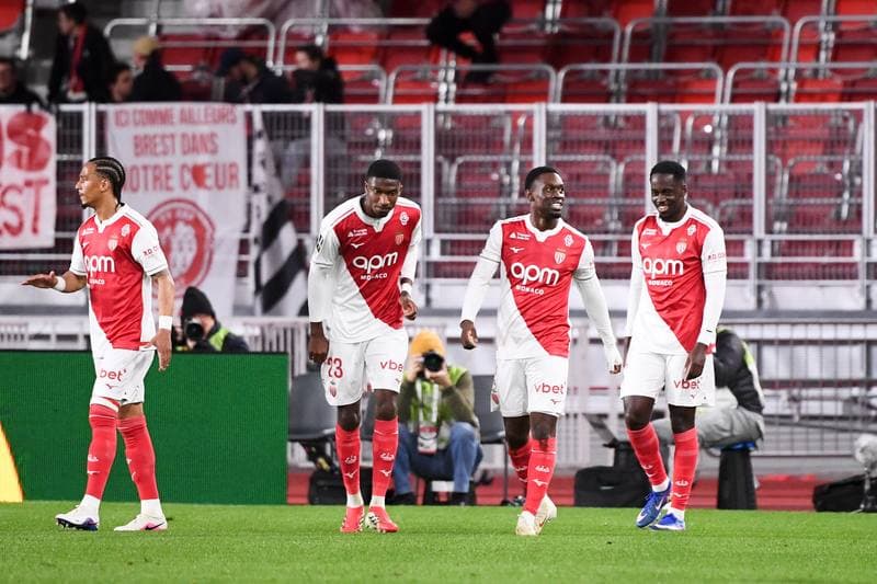 Football. Ligue 1. AS Monaco - Stade Brestois 29. 14.03.2026