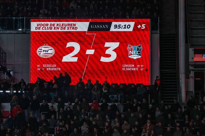 Football. Dutch Eredivisie. PSV - NEC. 14.03.2026