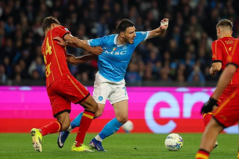 Football. Serie A. Napoli - Lecce. 14.03.2026