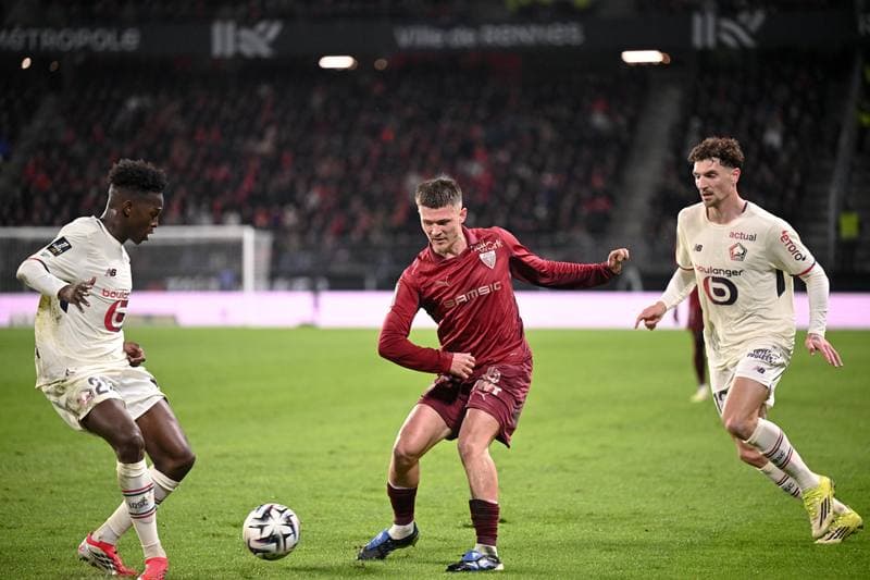 Football. Ligue 1. Stade Rennais - Lille OSC. 15.03.2026