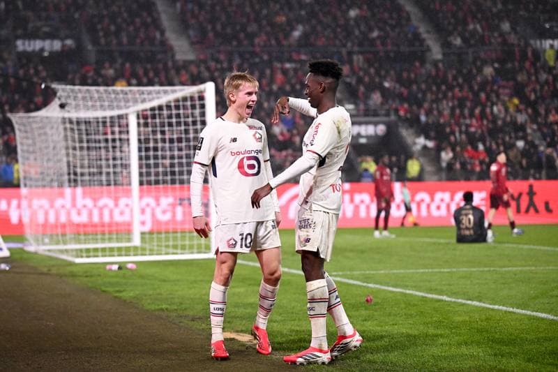 Football. Ligue 1. Stade Rennais - Lille OSC. 15.03.2026