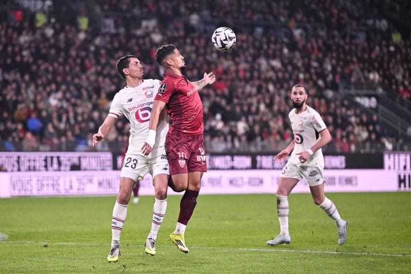 Football. Ligue 1. Stade Rennais - Lille OSC. 15.03.2026