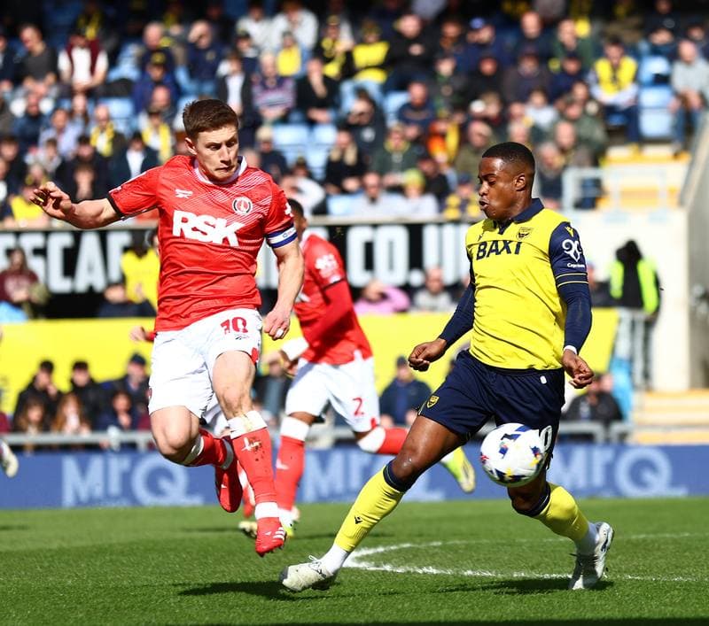 Football. Sky Bet Championship. Oxford United - Charlton Athletic. 14.03.2026