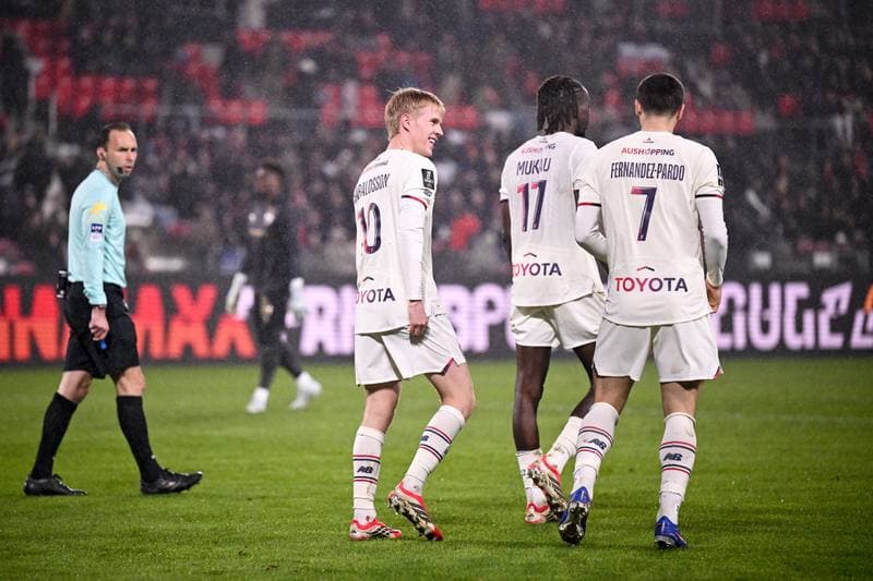 Football. Ligue 1. Stade Rennais - Lille OSC. 15.03.2026
