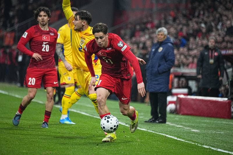 Football. FIFA World Cup 2026 European Playoffs. Turkiye - Romania. 26.03.2026