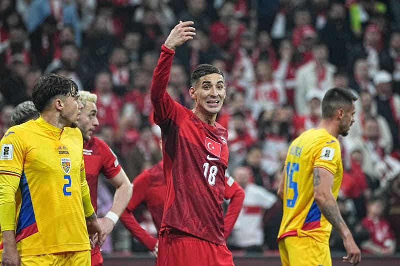 Football. FIFA World Cup 2026 European Playoffs. Turkiye - Romania. 26.03.2026