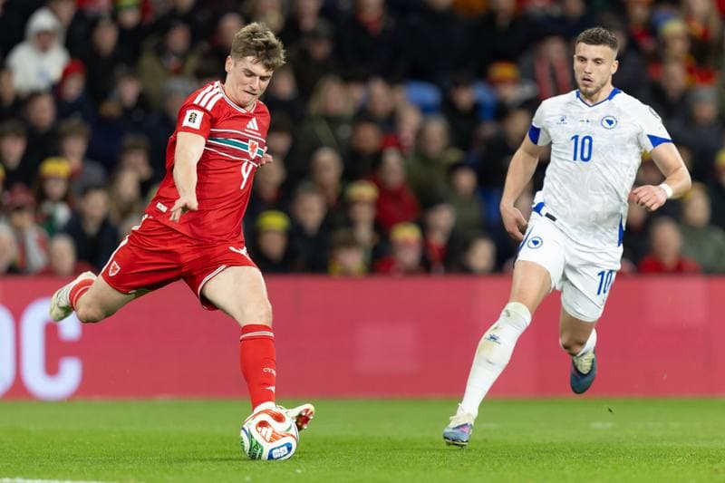 Football. 2026 FIFA World Cup Qualifiers. Wales - Bosnia and Herzegovina. 26.03.2026
