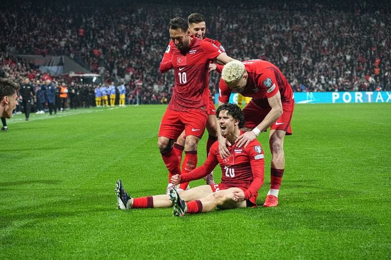 Football. FIFA World Cup 2026 European Playoffs. Turkiye - Romania. 26.03.2026