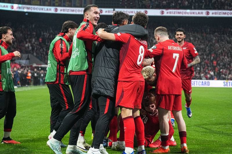 Football. FIFA World Cup 2026 European Playoffs. Turkiye - Romania. 26.03.2026