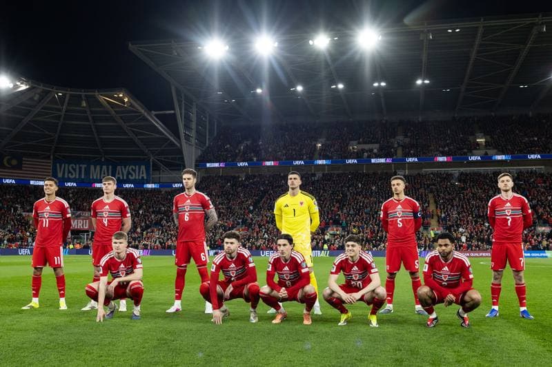 Football. 2026 FIFA World Cup Qualifiers. Wales - Bosnia and Herzegovina. 26.03.2026