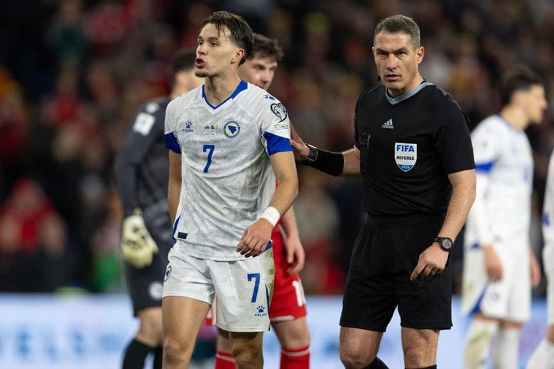 Football. 2026 FIFA World Cup Qualifiers. Wales - Bosnia and Herzegovina. 26.03.2026