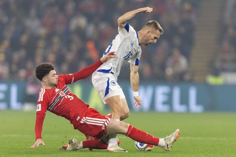 Football. 2026 FIFA World Cup Qualifiers. Wales - Bosnia and Herzegovina. 26.03.2026