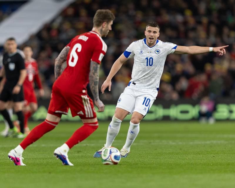 Football. 2026 FIFA World Cup Qualifiers. Wales - Bosnia and Herzegovina. 26.03.2026