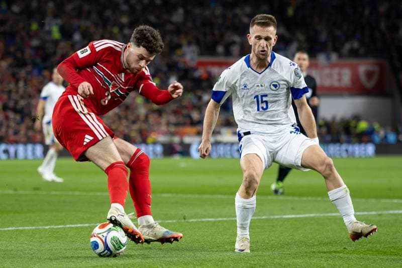 Football. 2026 FIFA World Cup Qualifiers. Wales - Bosnia and Herzegovina. 26.03.2026