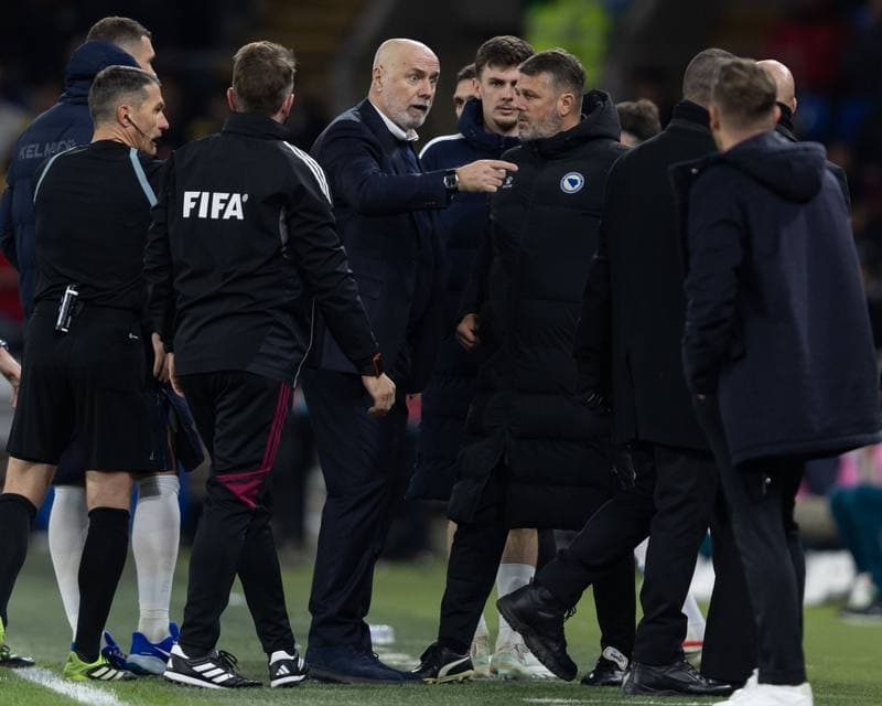 Football. 2026 FIFA World Cup Qualifiers. Wales - Bosnia and Herzegovina. 26.03.2026