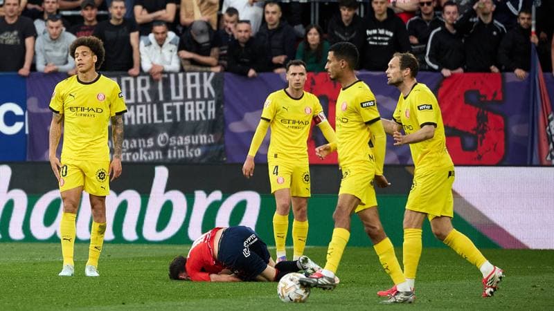 Football. La Liga EA Sports. CA Osasuna - Girona FC. 21.03.2026