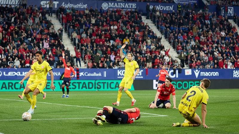 Football. La Liga EA Sports. CA Osasuna - Girona FC. 21.03.2026