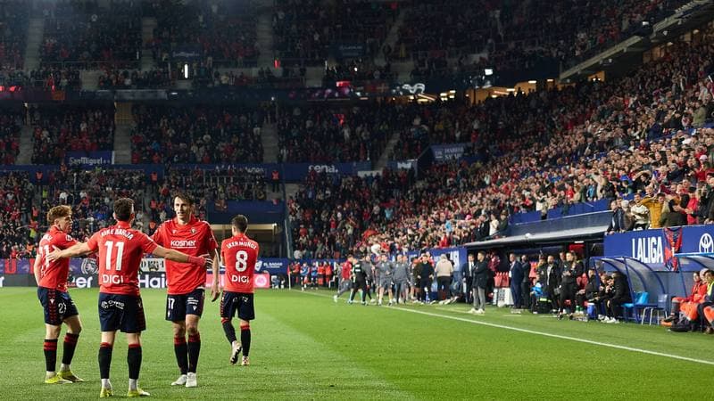 Football. La Liga EA Sports. CA Osasuna - Girona FC. 21.03.2026
