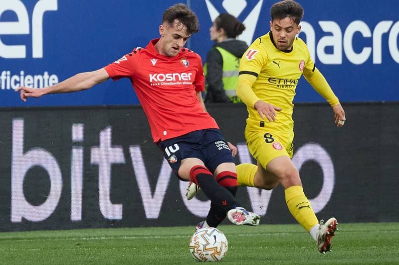 Football. La Liga EA Sports. CA Osasuna - Girona FC. 21.03.2026
