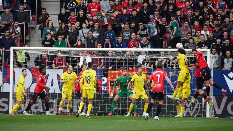 Football. La Liga EA Sports. CA Osasuna - Girona FC. 21.03.2026
